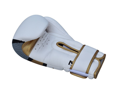 Боксерские перчатки RDX Rex Leather Gold 14 ун.