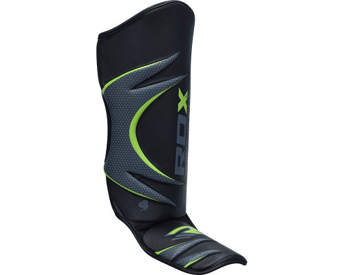 Накладки на ноги, защита голени RDX Green L/XL