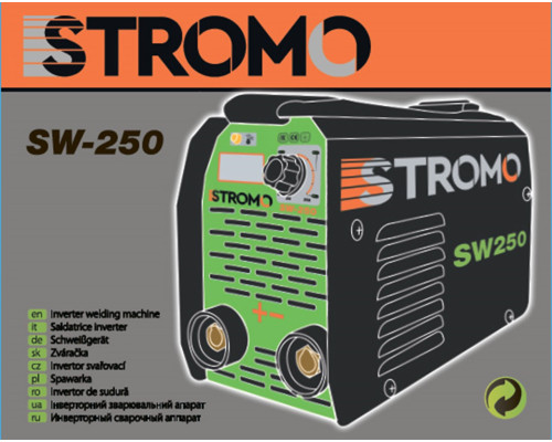Зварювальний інвертор Stromo SW-250 З ДИСПЛЕЄМ