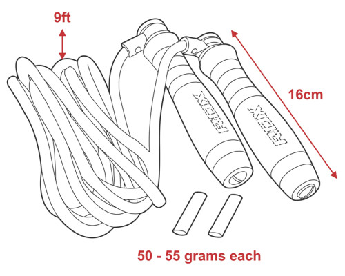 Скакалка RDX Leather
