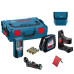 Лінійний лазерний нівелір (будівник площин) Bosch GLL 2-50 + BM1 + LR2 L-Boxx (0601063109)