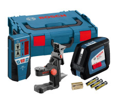 Лінійний лазерний нівелір (будівник площин) Bosch GLL 2-50 + BM1 + LR2 L-Boxx (0601063109)