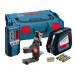 Лінійний лазерний нівелір (будівник площин) Bosch GLL 2-50 + BM1 + LR2 L-Boxx (0601063109)