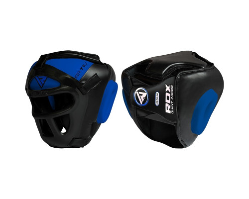 Боксерский шлем тренировочный RDX Guard Blue XL