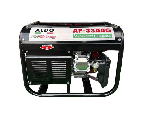 Генератор бензиновый ALDO AP-3300G (3.0-3.3 кВт, ручной стартер)