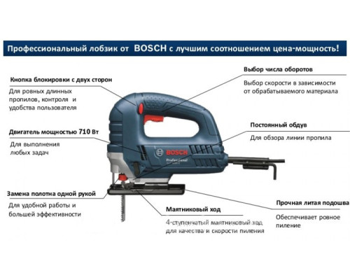 Лобзик BOSCH GST 8000 E Professional (060158H000)
