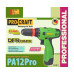 Шурупокрут акумуляторний PRO-CRAFT РА-12 PRO с DFR патроном
