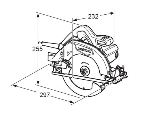 РУЧНАЯ ДИСКОВАЯ ПИЛА MAKTEC MT582