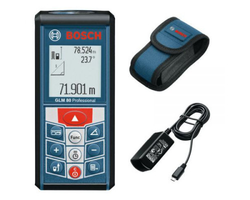 Лазерний далекомір Bosch GLM 80 Professional (0601072300)