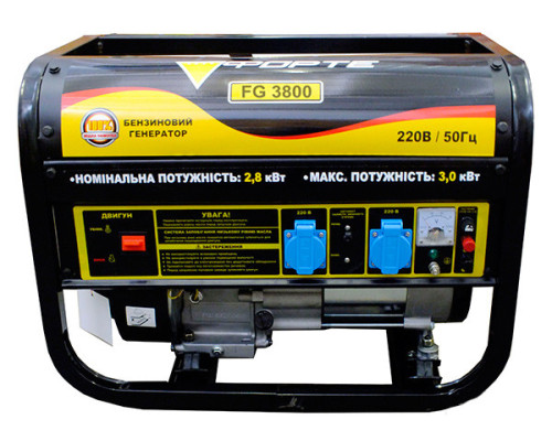 Генератор бензиновий Forte FG3800