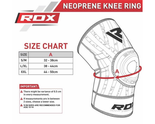 Наколенник спортивный неопреновый RDX New L/XL (1 шт)