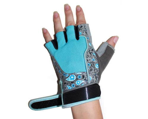 Перчатки для фитнеса женские RDX Blue L