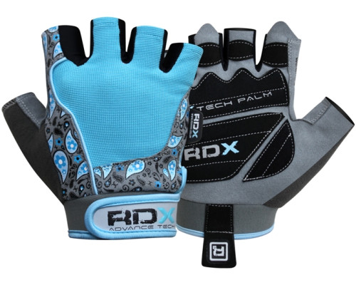 Перчатки для фитнеса женские RDX Blue L