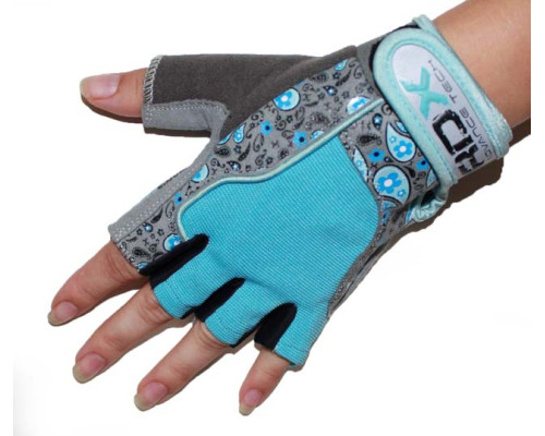 Перчатки для фитнеса женские RDX Blue L