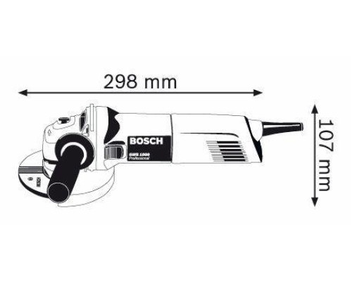 Угловая шлифмашина BOSCH GWS 1400 Professional (0601824800)
