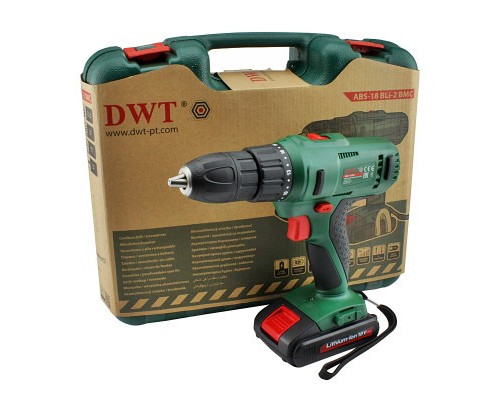 Акумуляторний шуруповерт DWT ABS-18 Bli-2 BMC