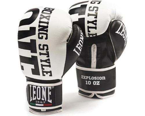 Боксерские перчатки Leone Explosion White 12 ун.