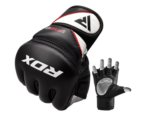 Перчатки ММА RDX Rex Leather Black L