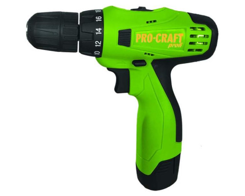 Шурупокрут акумуляторний PRO-CRAFT РА-12PRO, дві батареи