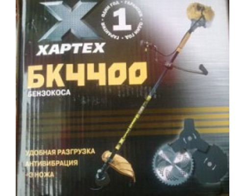 БЕНЗОКОСА ХАРТЕХ БК 4400 3 НОЖА SWISSNOX + ЛЕСКА