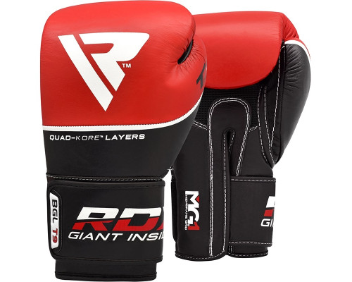 Боксерские перчатки RDX Quad Kore Red 14 ун.