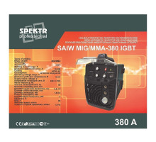 Инверторный сварочный аппарат Spektr 380 инверторный 3 в 1 с двумя электронными табло