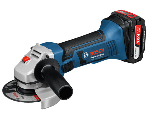 Аккумуляторная угловая шлифовальная машина Bosch GWS 18-125 V-LI Professional (060193A30B)