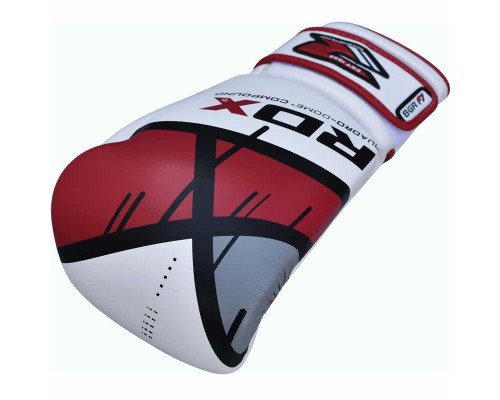 Боксерские перчатки RDX Rex Leather Red 16 ун.