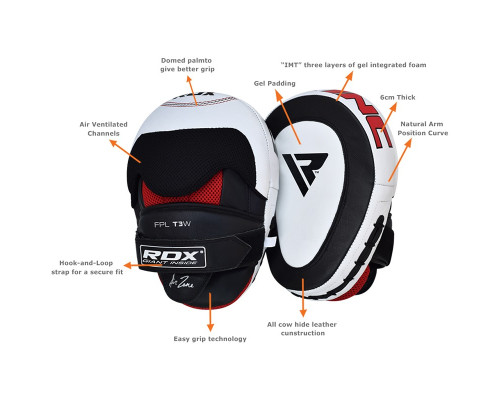 Лапы боксерские RDX Gel Focus