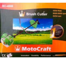 БЕНЗОКОСА MOTOCRAFT BC-4000 3НОЖА+2ШПУЛИ