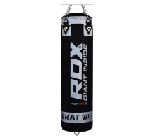 Боксерський мішок RDX Leather Black 1.4 м, 45-55 кг