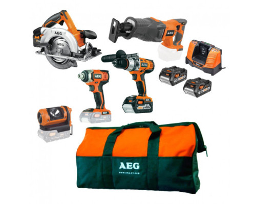 Набор аккумуляторного инструмента AEG JP185ALI402B