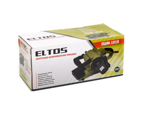 Ленточная шлифовальная машина Eltos ЛШМ-1010