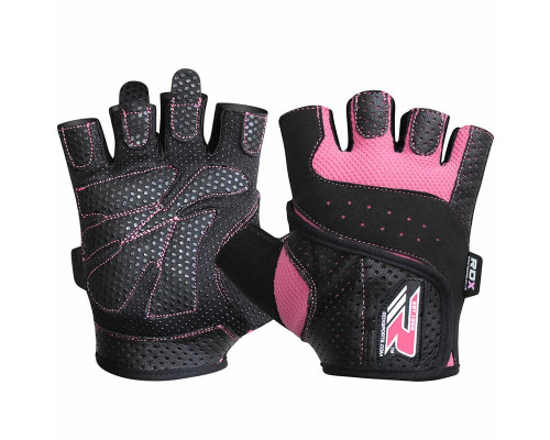 Перчатки для фитнеса женские RDX Pink L