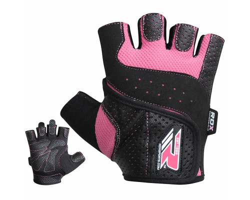 Перчатки для фитнеса женские RDX Pink L
