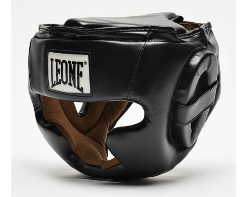 Боксерский шлем Leone Junior Black S
