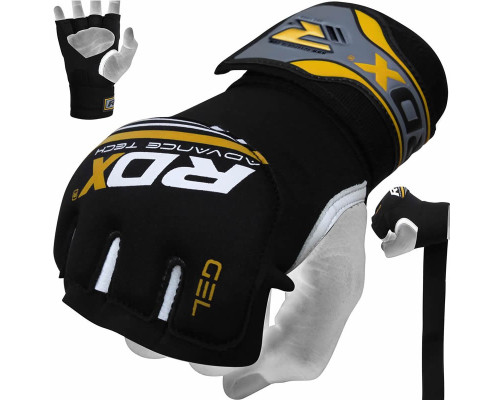 Бінт-рукавичка RDX Neopren Gel Yellow L/XL