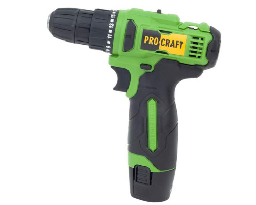 Шурупокрут акумуляторний PRO-CRAFT РА-12 Li COMPACT, две батареи