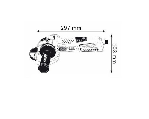 Болгарка BOSCH GWS 12-125 CIE (0601794002)