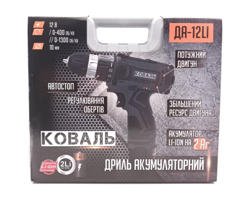 Акумуляторний шуруповерт Коваль ДА-12 Li