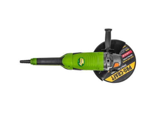 Шліфмашина кутова PRO-CRAFT PW-2550 230 мм (Плавний пуск, поворотна ручка)