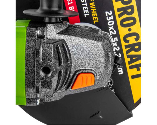 Шліфмашина кутова PRO-CRAFT PW-2550 230 мм (Плавний пуск, поворотна ручка)
