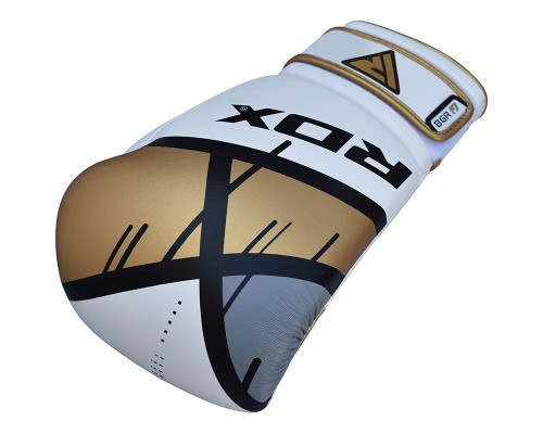 Боксерские перчатки RDX Rex Leather Gold 12 ун.