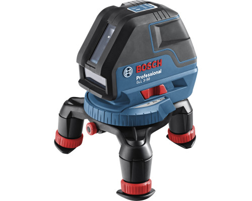 Нівелір лазерний лінійний будівник площин Bosch GLL 3-50 + BM1 + LR2 (0601063803)