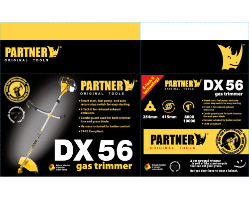 Коса бензиновая Partner DX56 (2 ножа (40Т победит., 3Т)