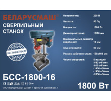 Сверлильный станок Беларусмаш БСС-1800-16