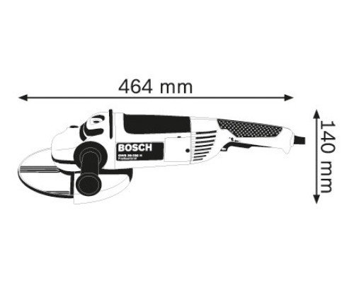 Углошлифовальная машина (болгарка) Bosch GWS 26-230 H Professional 0601856100