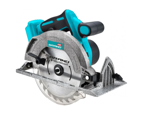 Пила дискова акумуляторна Grand ПД-20 BL/PRO (BRUSHLESS) (+АКБ-20/4, ЗУ-20/2,4)