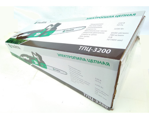 Электропила цепная Тайга 3200 2 шины 2 цепи