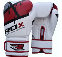 Рукавички боксерські RDX Rex Leather Red 14 ун.